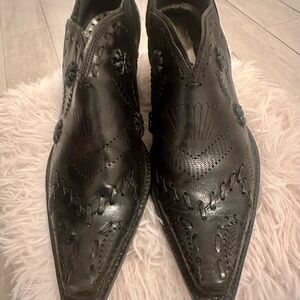 BCBGirls Black Ankle Booties